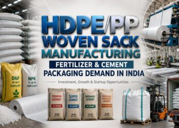 HDPE PP woven sack manufacturing plant in India