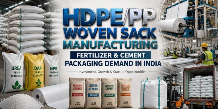 HDPE PP woven sack manufacturing plant in India