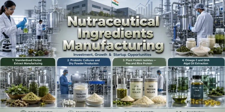 Nutraceutical Ingredients Manufacturing Business in India