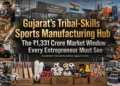 Gujarat Sports Equipment Manufacturing Hub in Chhota Udepur showcasing bamboo sports equipment manufacturing opportunities for startups and MSMEs