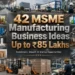 MSME Manufacturing Business Ideas
