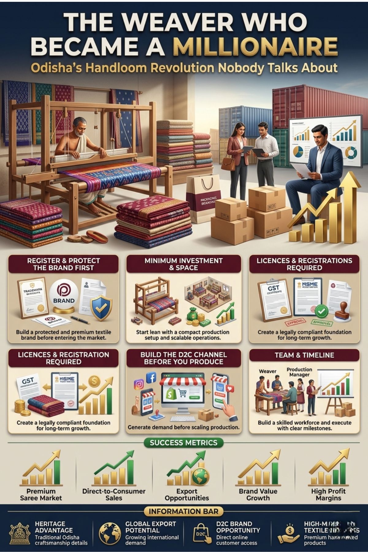 Handloom D2C business in India