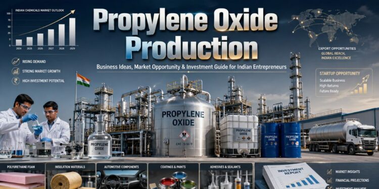 Propylene Oxide Manufacturing Business in India