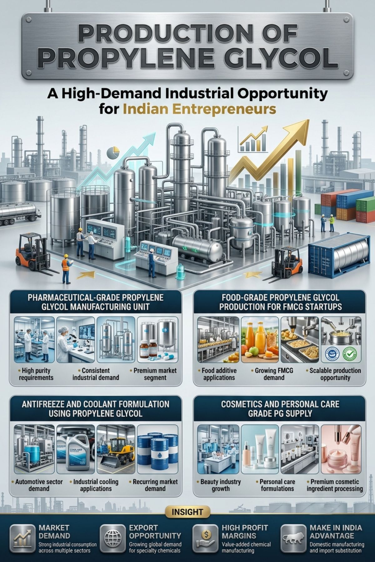 Propylene Glycol Manufacturing Plant in India