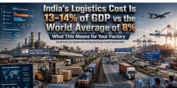 India Logistics Cost Challenges: (13–14% GDP Logistics)