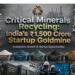 Critical Minerals Recycling Business Opportunity India