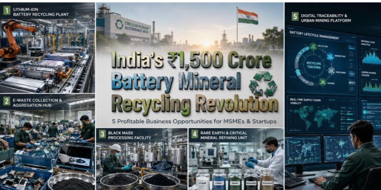 Battery Recycling Business India: MSMEs & Startups