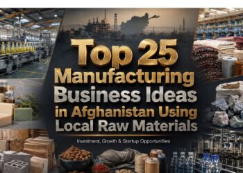 Top 25 Manufacturing Business Ideas in Afghanistan