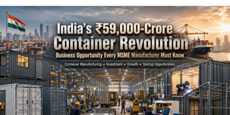 container manufacturing business in India