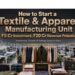 Textile manufacturing business