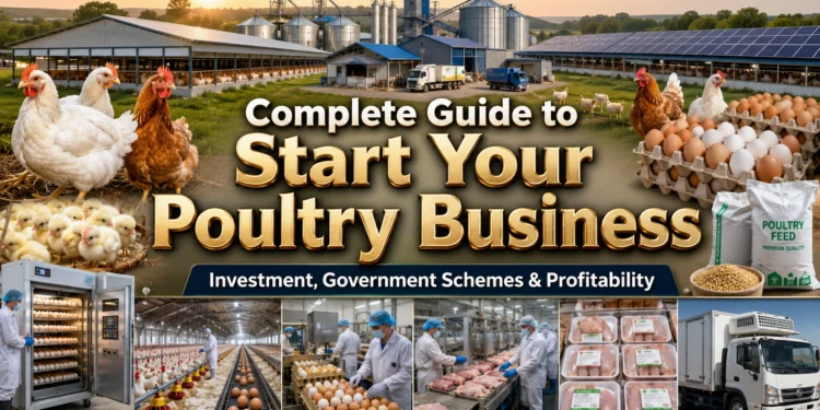 Integrated poultry business in India with modern poultry farm