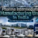 Pharma Intermediate Manufacturing India: Project Guide