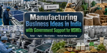 Manufacturing Business Ideas in India: Government Support