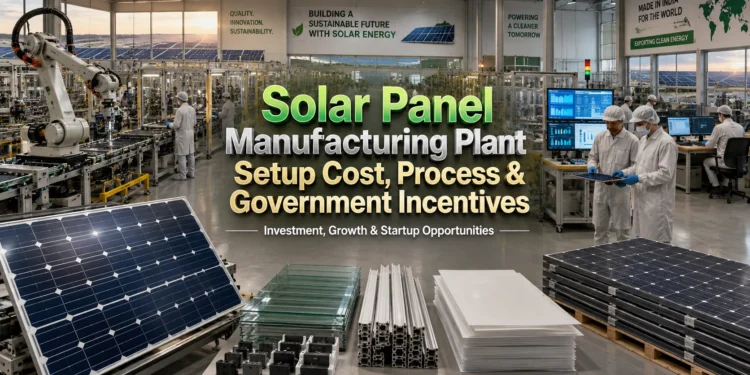 Solar Panel Manufacturing Plant
