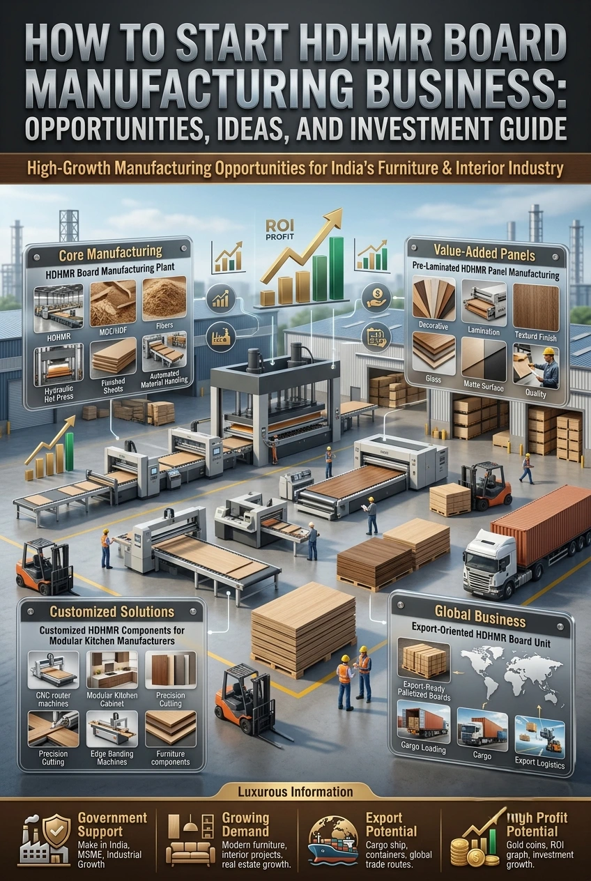 HDHMR board manufacturing business in India