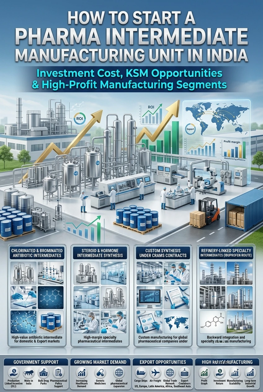 Pharma Intermediate Manufacturing India: Project Guide