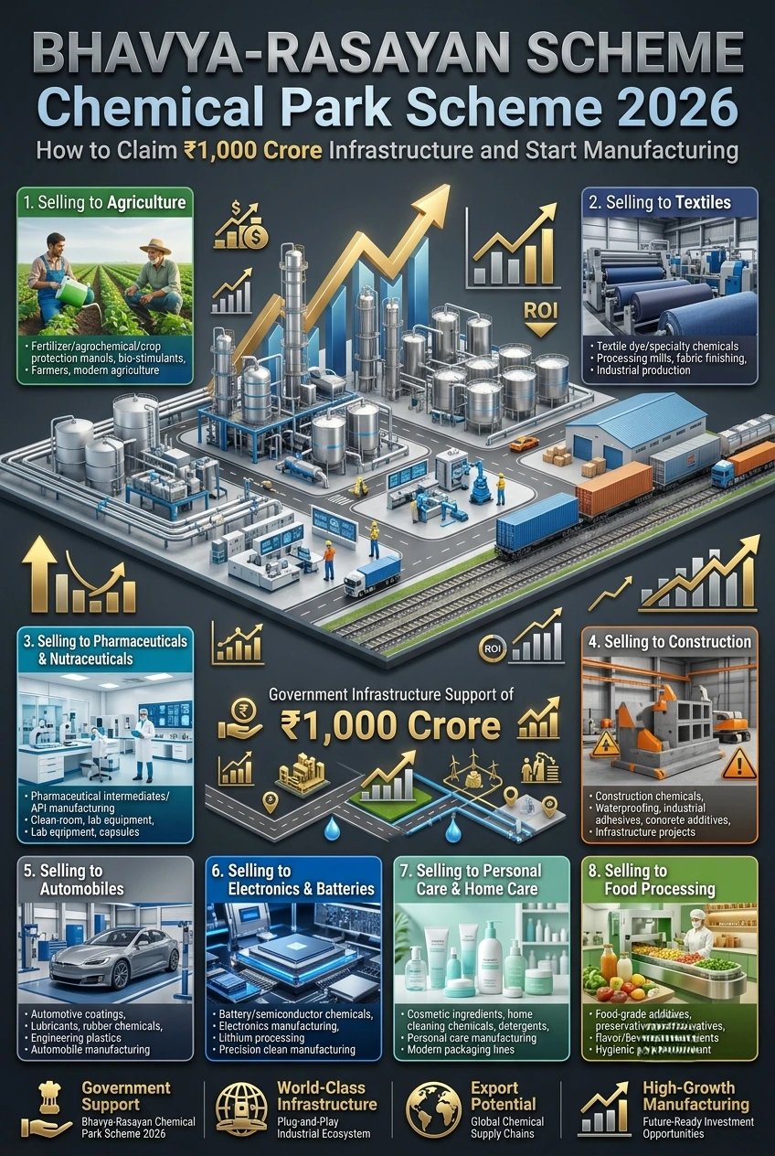 BHAVYA Rasayan Scheme 2026 chemical park and MSME manufacturing opportunities