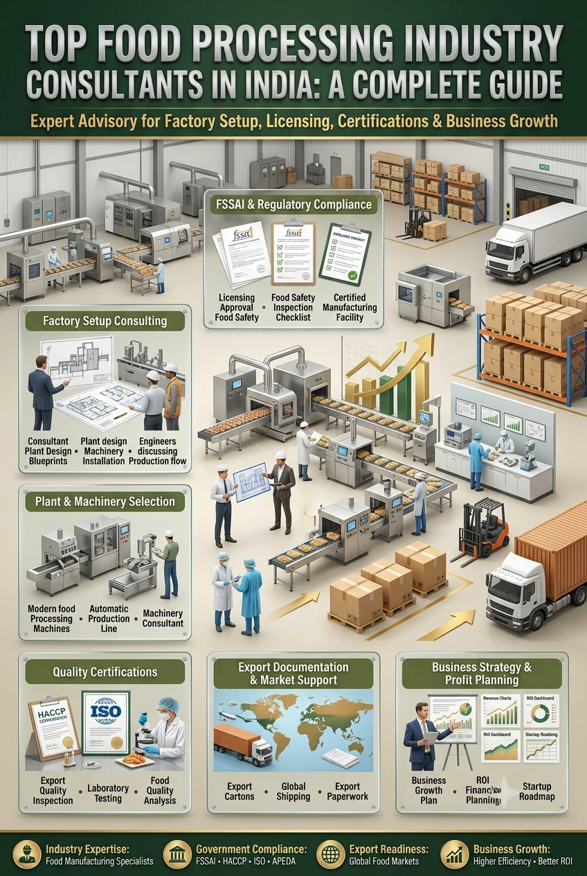 Top Food Processing Industry Consultants in India
