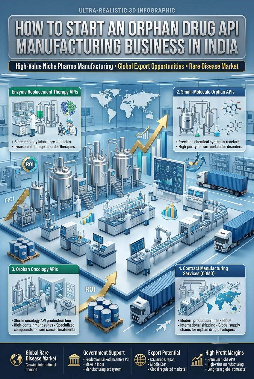 Orphan Drug API Manufacturing Business Plant in India
