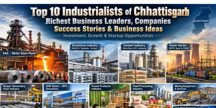 Top 10 Industrialists of Chhattisgarh: Business Ideas