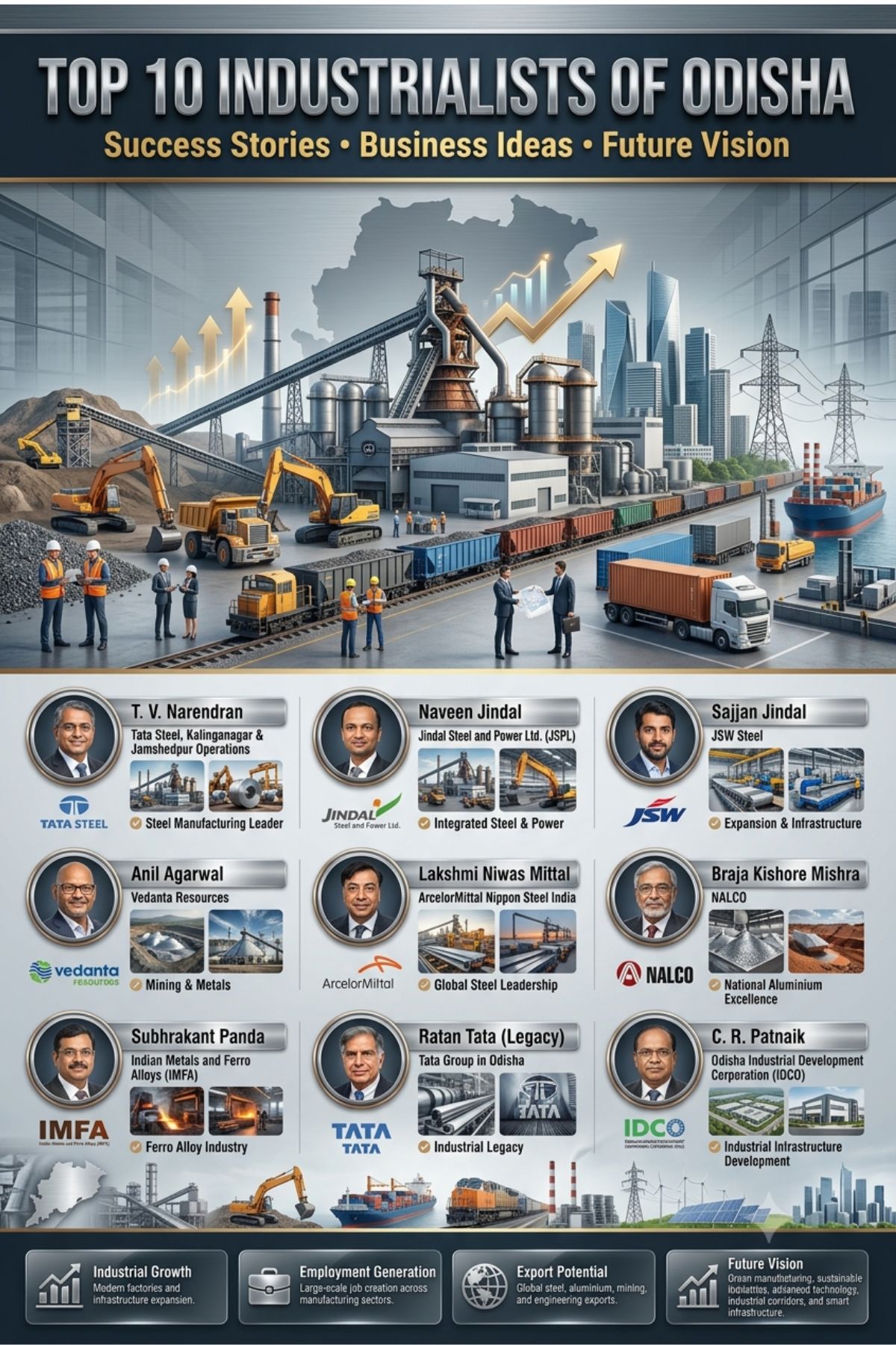 Top 10 Industrialists of Odisha: Success Stories