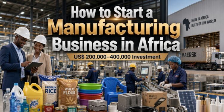 How to Start a Manufacturing Business Ideas in Africa