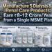 Dialysis Concentrate Manufacturing Business in India
