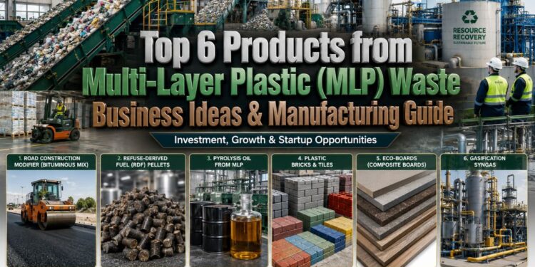 Top 6 Products from Multi Layer Plastic Waste: Business Idea