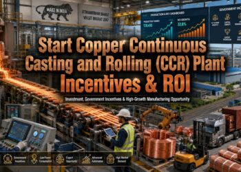 Copper Continuous Casting and Rolling Plant: Investment, ROI