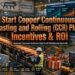 Copper Continuous Casting and Rolling Plant: Investment, ROI