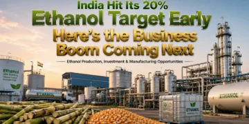 Ethanol manufacturing business opportunities in India after E20