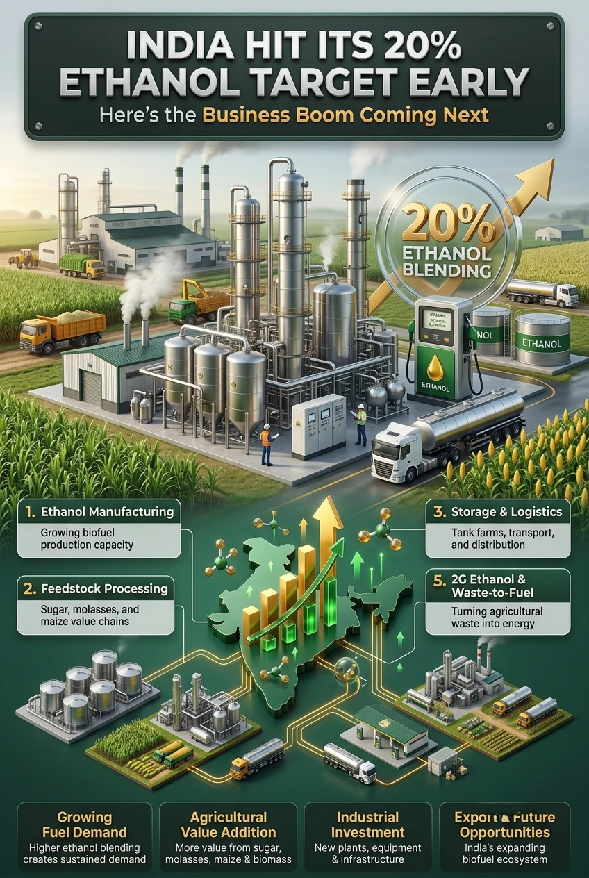 Ethanol Manufacturing Business in India