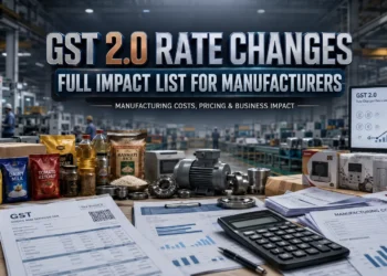 GST 2.0 rate changes and impact on Indian manufacturers