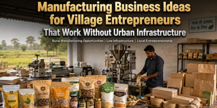 7 Manufacturing Business Ideas for Village Entrepreneurs