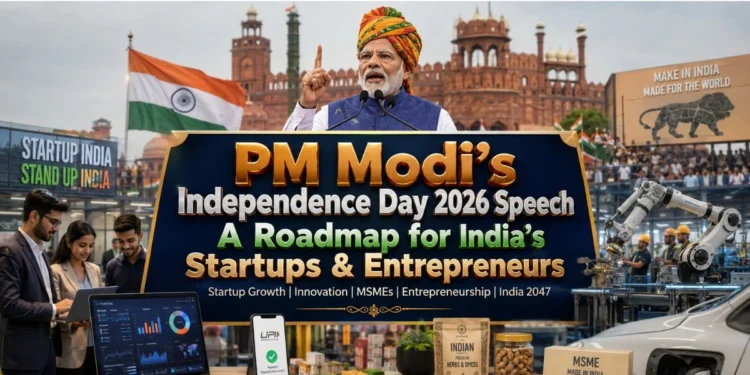 PM Modi Independence Day 2026 Speech: Startup & Business