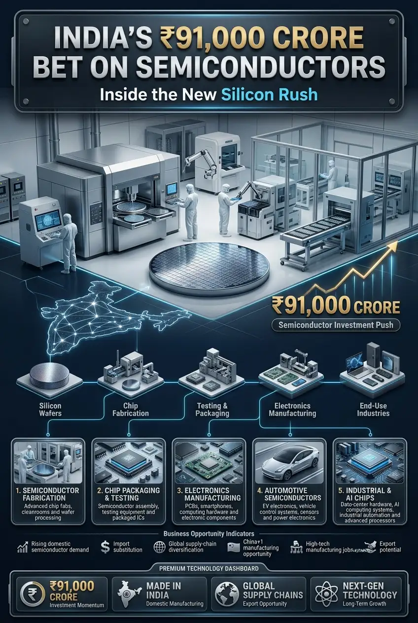 Semiconductor manufacturing business opportunities in India