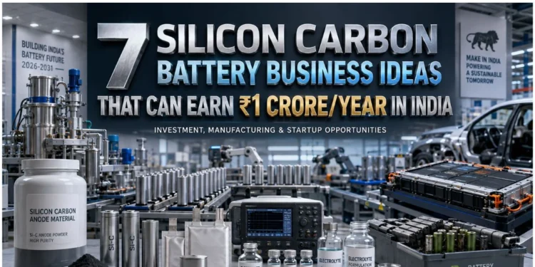 Silicon Carbon Battery Business in India: 7 Profitable Ideas