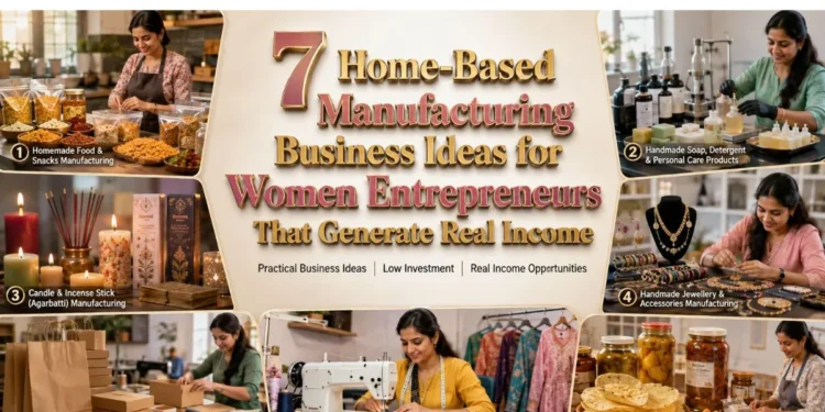 7 Home Based Manufacturing Business Ideas for Women in India