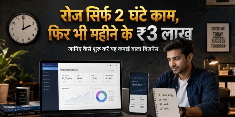 कम समय में ज्यादा कमाई वाला बिजनेस: 2 घंटे में ₹3 लाख तक?