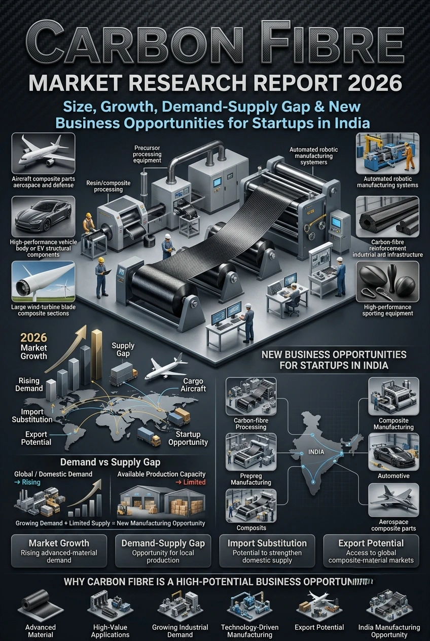 Carbon Fibre Market in India 2026 and manufacturing opportunities