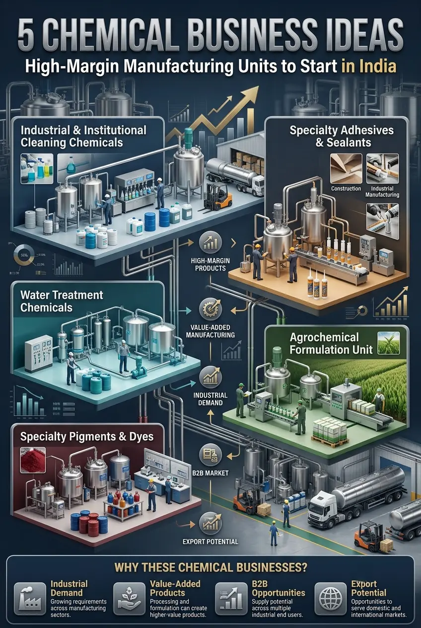 Chemical business ideas in India and manufacturing opportunities