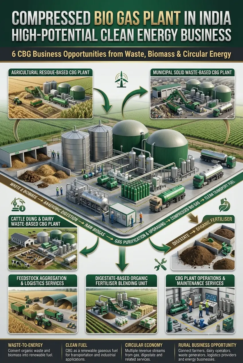 Compressed Bio Gas Plant in India for Clean Energy Production