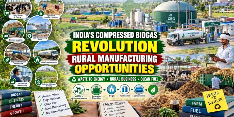 Compressed Biogas CBG Plant in India: Government Schemes