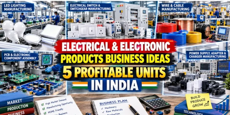 Electrical and Electronic Products Business Ideas in India