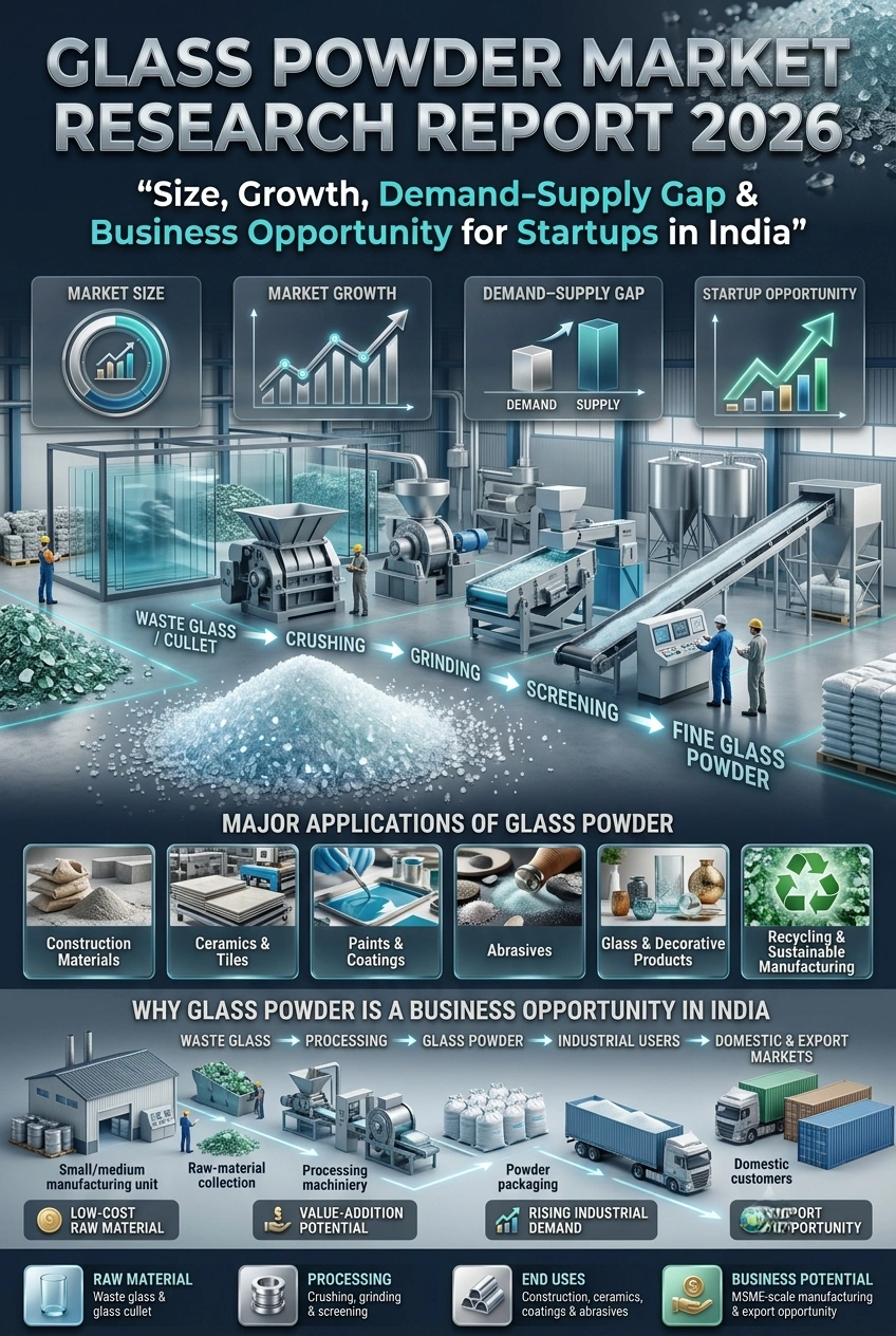 Glass Powder Manufacturing Business in India