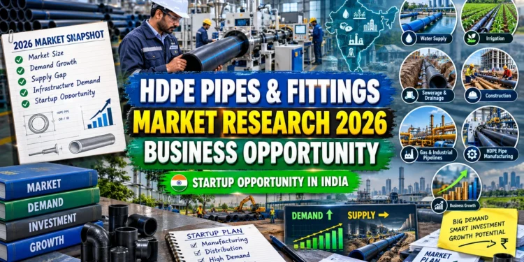 HDPE Pipes & Fittings Market in India 2026: Size, Growth