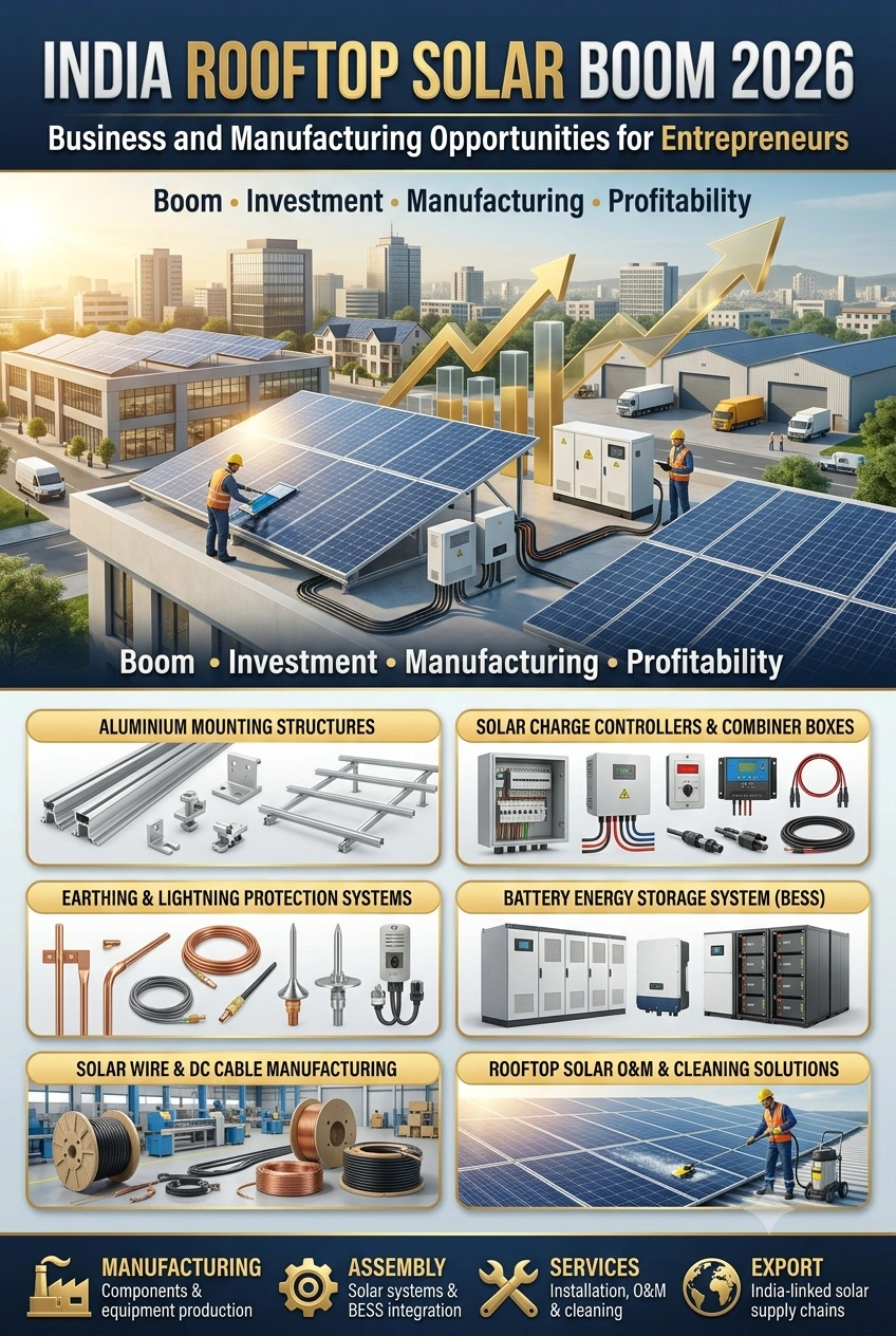 Rooftop solar business opportunities in India 2026