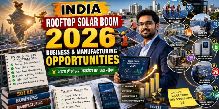 Rooftop Solar Business Opportunities in India 2026