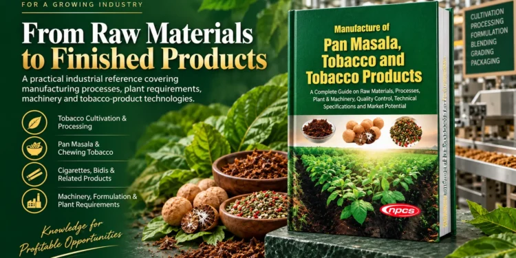 Manufacture of Pan Masala, Tobacco and Tobacco Products