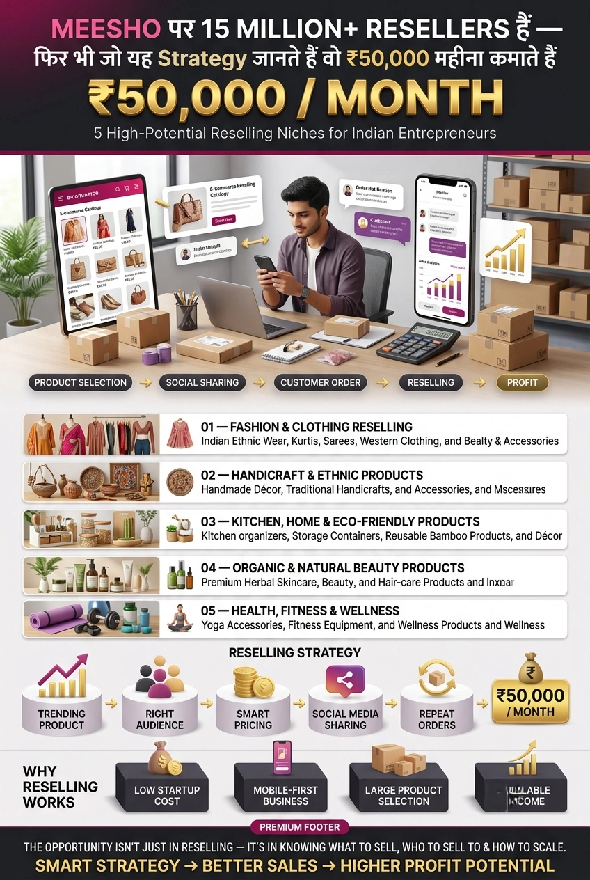 Meesho reselling business शुरू करने का तरीका